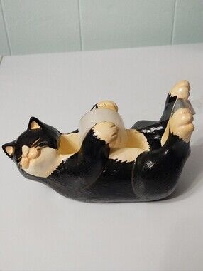 Vintage Tuxedo Cat Tape Dispenser